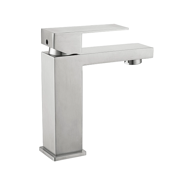 Смеситель для раковины низкий Lidz Helix 001F (k35)  LDHEL001FNKS49178 Nickel - Фото - 3