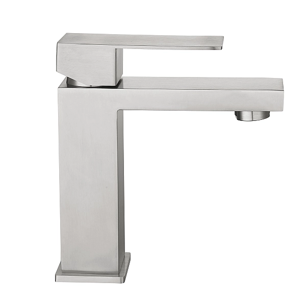 Смеситель для раковины низкий Lidz Helix 001F (k35)  LDHEL001FNKS49178 Nickel - Фото - 4