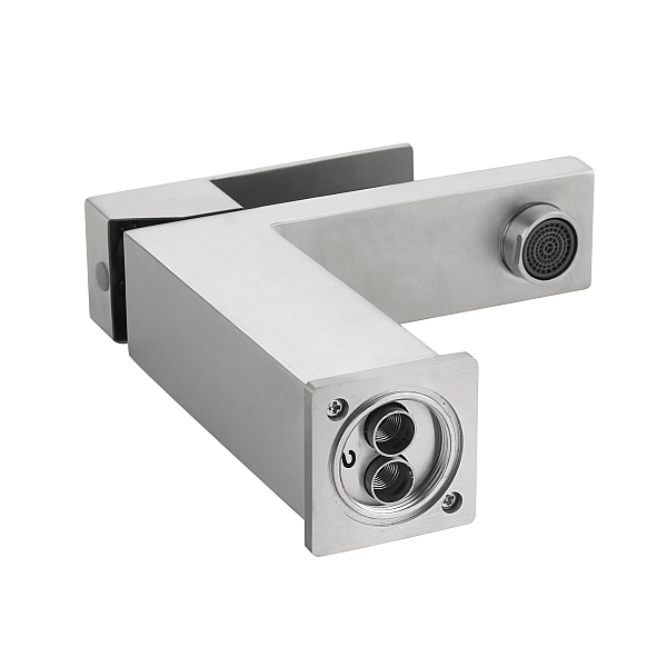 Смеситель для раковины низкий Lidz Helix 001F (k35)  LDHEL001FNKS49178 Nickel - Фото - 5