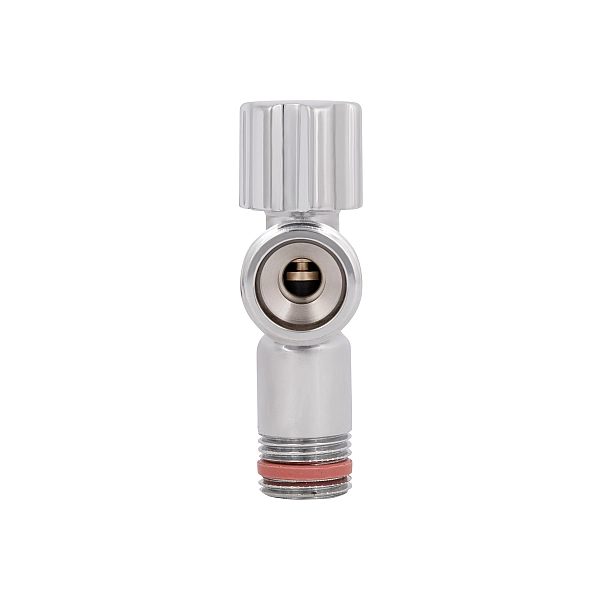 Кран кутовий Thermo Alliance Forte 1/2"З×3/4"З, хром TAF341W1520 - Фото - 4