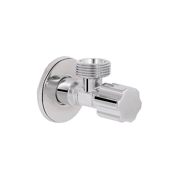 Кран кутовий Thermo Alliance Forte 1/2"З×3/4"З, хром TAF341W1520 - Фото - 6