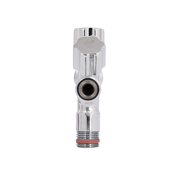 Кран кутовий подвійний  Thermo Alliance Forte 1/2"З х 1/2"З х 3/4"З, хром TAF187W151520 - Фото - 4