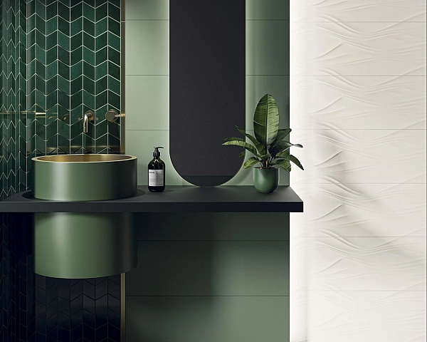 Плитка стінова Nightwish Green RECT 250x750x9 Paradyz - Фото - 3