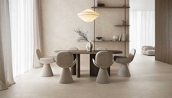 Плитка керамогранітна Marante Ivory RECT MAT BRUSH 598x1198 Opoczno - Фото - 2