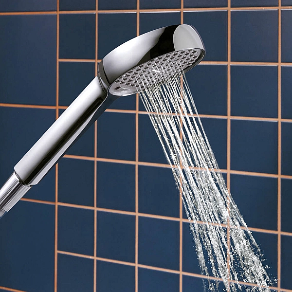 28078670 HG Activera S Душова система Showerpipe 240 1jet EcoSmart з Ecostat Fine Varia, чорний матовий (1 сорт) - Фото - 6