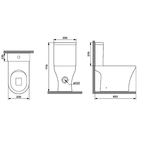 CNA8600SC Flash  Унітаз-Компакт кришка мікроліфт, білий (1 сорт) - Фото - 10