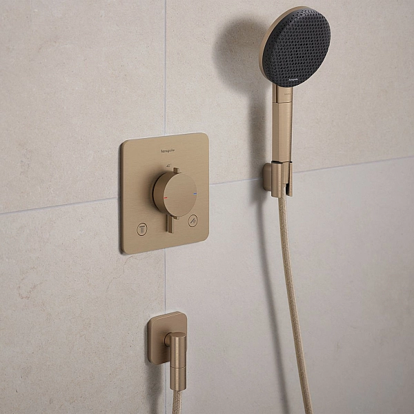 28885140 HG Porter Fine Тримач для ручного душу, brushed bronze (1 сорт) - Фото - 3