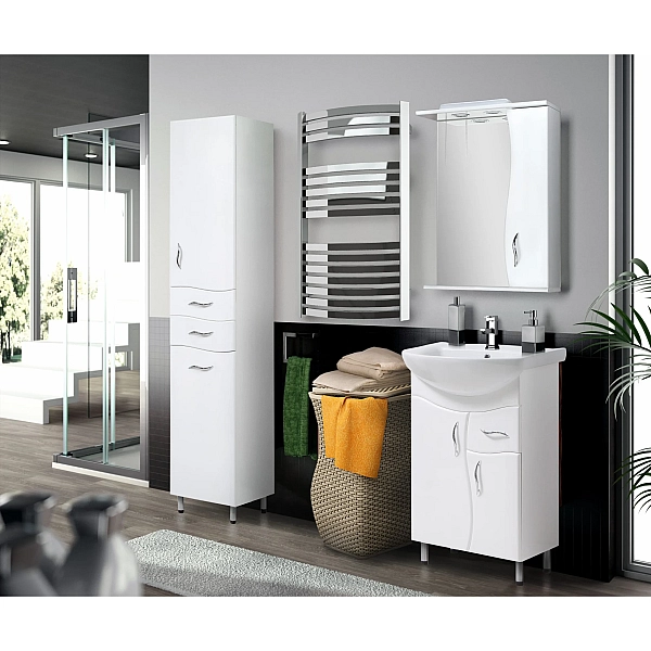 Пенал 35*35 корзина 2 шух-ди, (хвиля) Л - Фото - 2