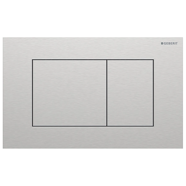 115.629.FW.1 Sigma40 square Клавіша змиву, подвійний змив, нержавіюча сталь, колір сталевий матовий (1 сорт)