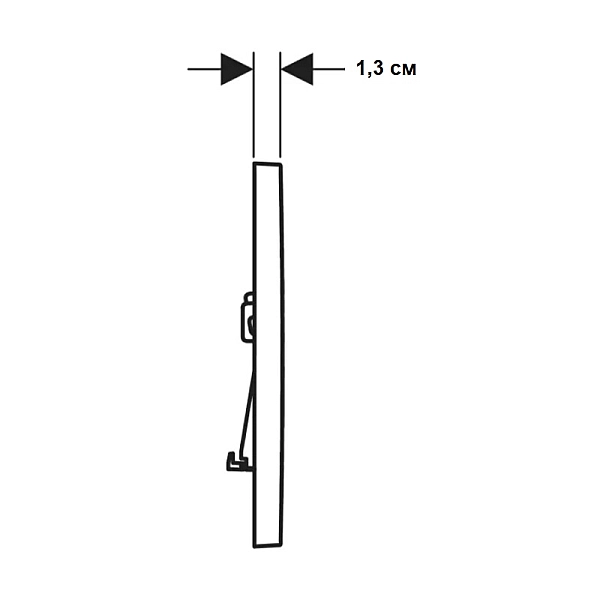 115.660.DW.1 Sigma01 square Клавіша змиву, подвійний змив, чорний глянець (1 сорт) - Фото - 3