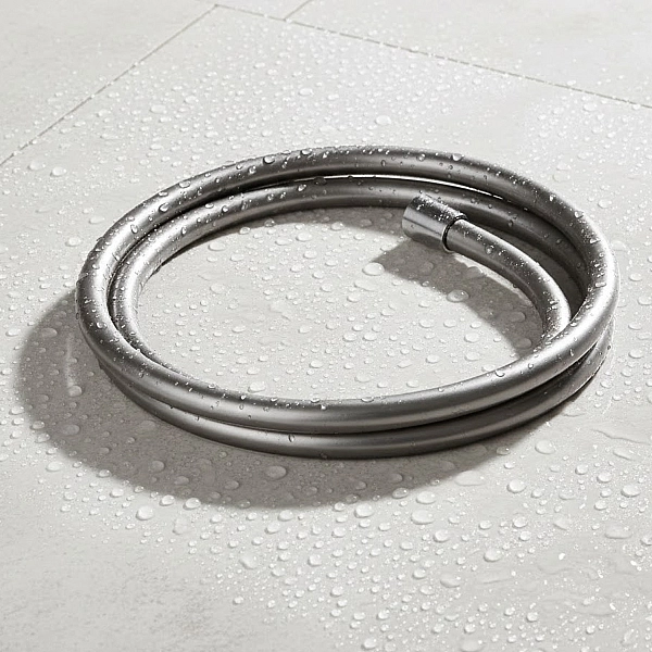 D113000001000BN Flow Душовий шланг з латунними гайками G1/2’’ довжиною 1,5 м, brushed nickel (1 сорт) - Фото - 2