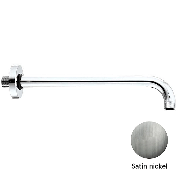 H19000H00094003 Кронштейн для душу, 350 мм., BRUSHED NICKEL (1 сорт)