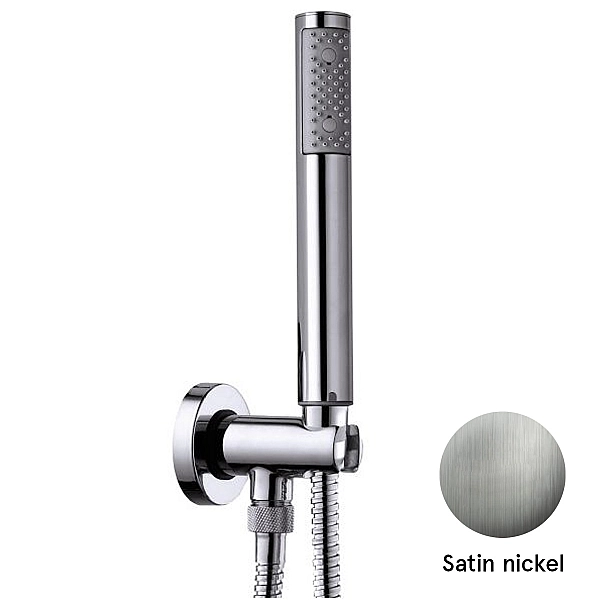 C12001C00094004 ZEN  Душовий набір, душовий комплект зі шлангом 1500мм, BRUSHED Nickel (1 сорт)
