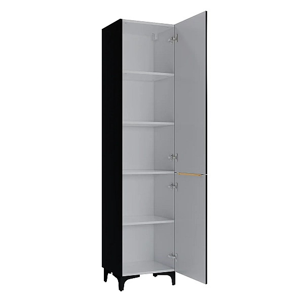 "Естель" пенал підлоговий 40х35, чорний П. - Фото - 2