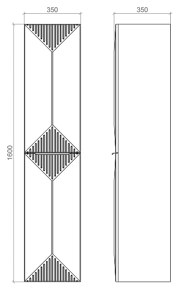 "Медокс" Пенал 35х35 чорний, П. - Фото - 3