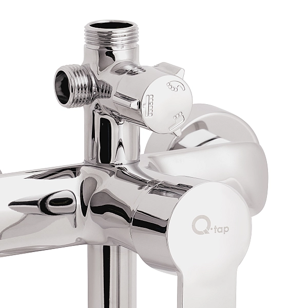 Душова система універсальна Qtap Plava на три споживача (з виливом) QT1004CRM Chrome - Фото - 5