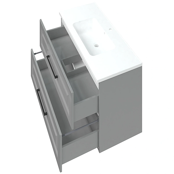 "Денвер" Тумба підвісна з ум.Родео 100 сіра ( 2 ш.) - Фото - 2