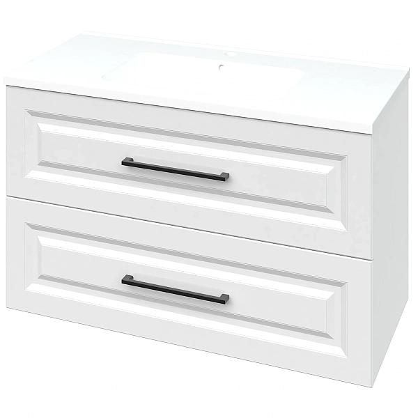 "Денвер" Тумба підвісна з ум.Родео 100 біла ( 2 ш.)