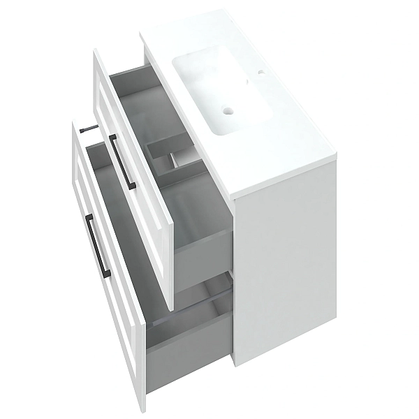 "Денвер" Тумба підвісна з ум.Родео 100 біла ( 2 ш.) - Фото - 2