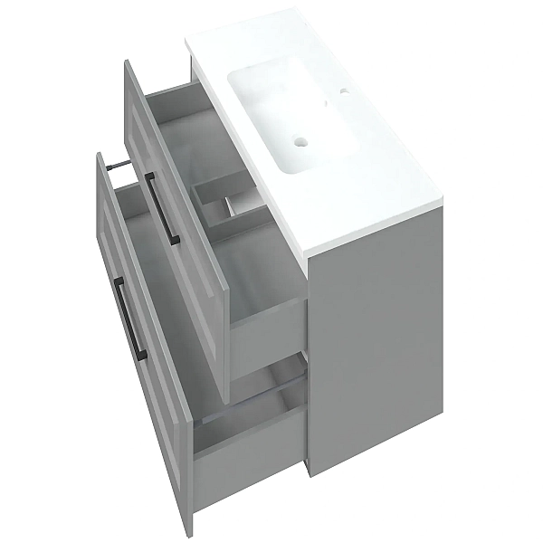 "Денвер" Тумба підвісна з ум.Родео 80 сіра ( 2 ш.) - Фото - 2