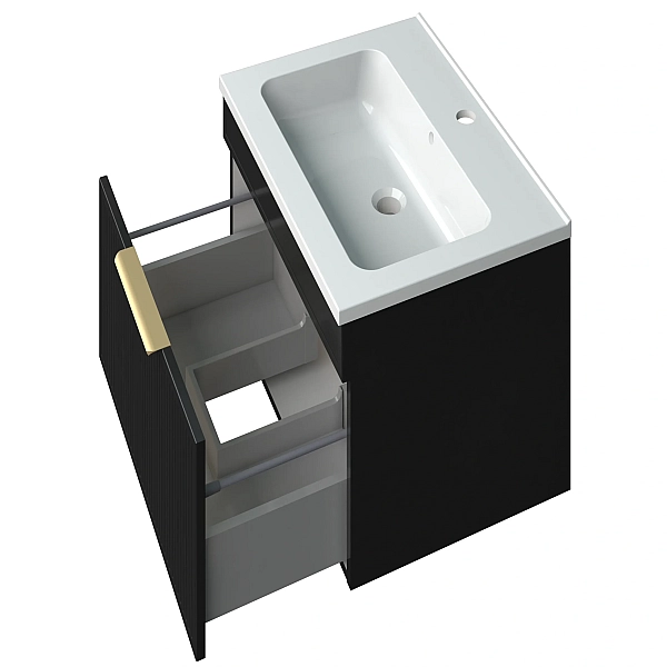 "Адель" Тумба з ум. Родео 60, чорна - Фото - 2