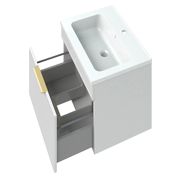 "Адель" Тумба з ум. Родео 60, біла - Фото - 2