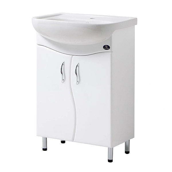 Тумба з умив. "Проксі 50" біла,хвиля