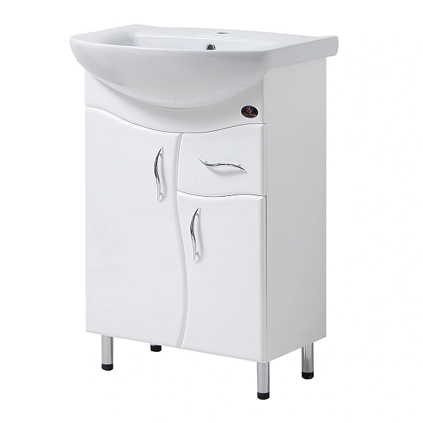 Тумба з умив. "Лотос/RUNA 60" з шухлядою, хвиля