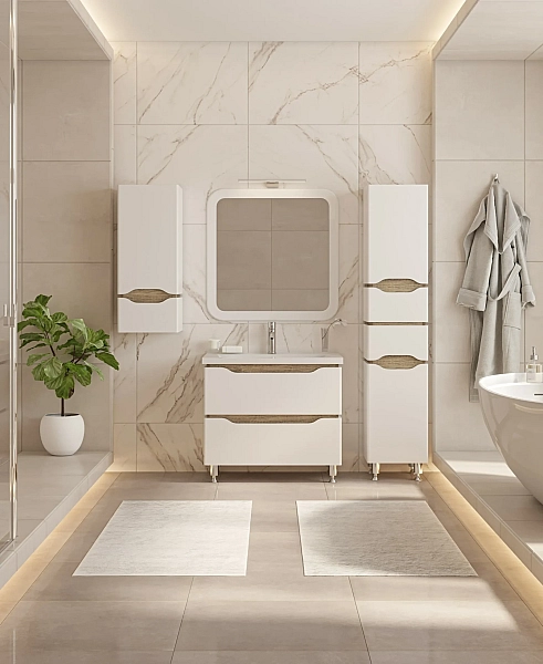 "Сакраменто" Шафа підвісна 35х35 (біла, ліва) - Фото - 3