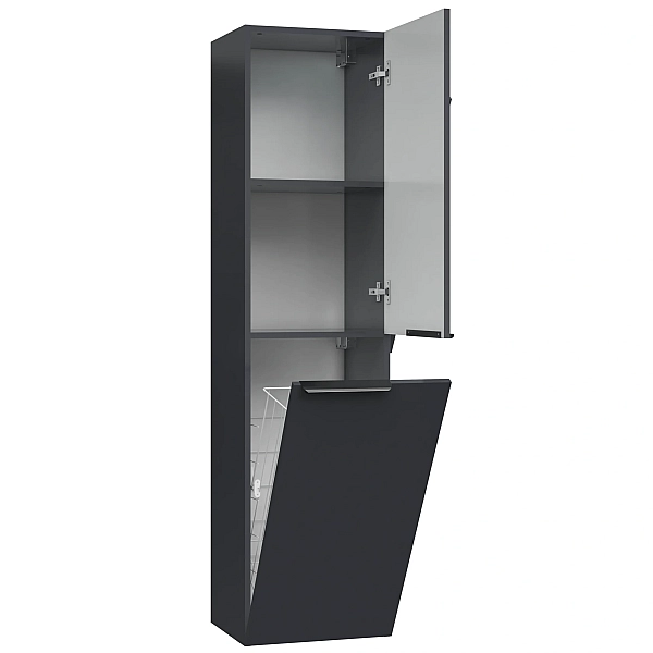 "Фест" Пенал 40х35 з корзиною (антрацит, правий) - Фото - 2