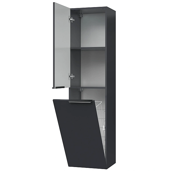 "Фест" Пенал 40х35 з корзиною (антрацит, лівий) - Фото - 2