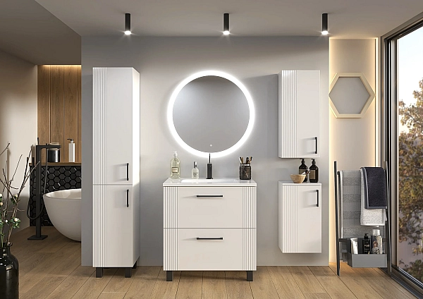 "Елара" Півпенал підвісний білий (верх розм) П. - Фото - 3