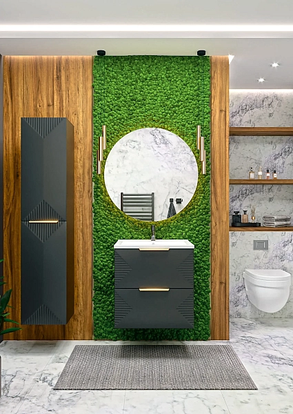 "Медокс" Тумба підвісна з ум. Родео 60 (Чорна) - Фото - 3