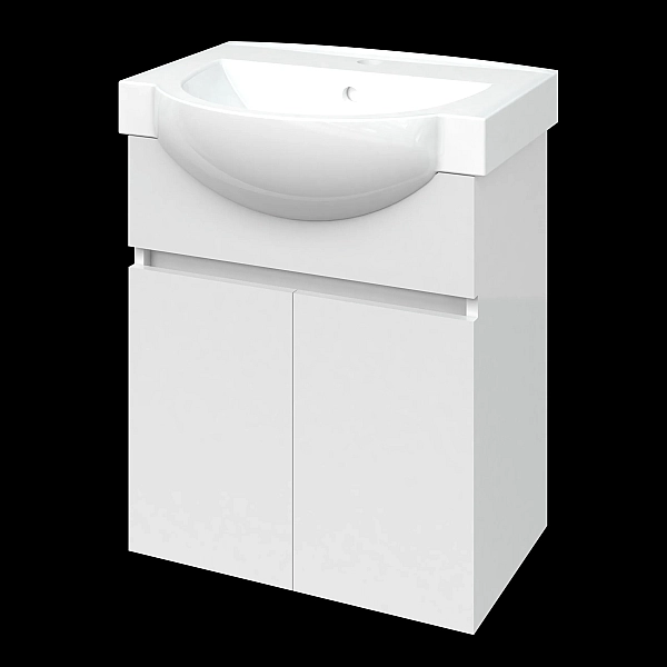 "Міра" Тумба підвісна з умив. "Акцент/FREJA 55" 2дв - Фото - 2