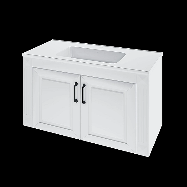 "Аскольд" тумба підвісна з ум. Родео 100, біла