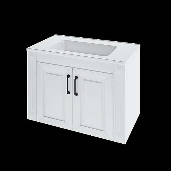 "Аскольд" тумба підвісна з ум. Родео 80, біла