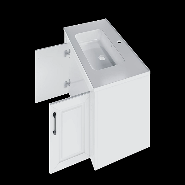 "Аскольд" тумба підвісна з ум. Родео 80, біла - Фото - 2