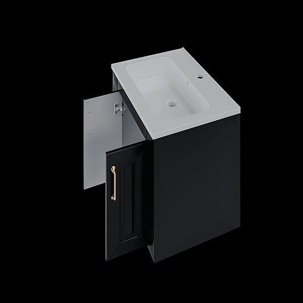 "Аскольд" тумба підвісна з ум. Родео 60, чорна - Фото - 2