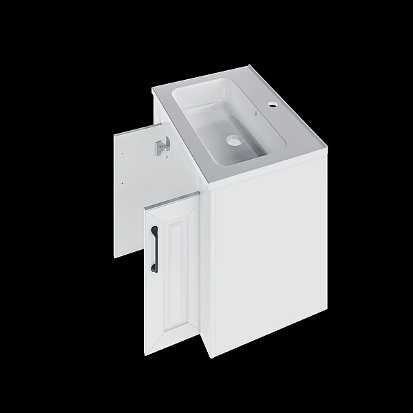 "Аскольд" тумба підвісна з ум. Родео 60, біла - Фото - 2