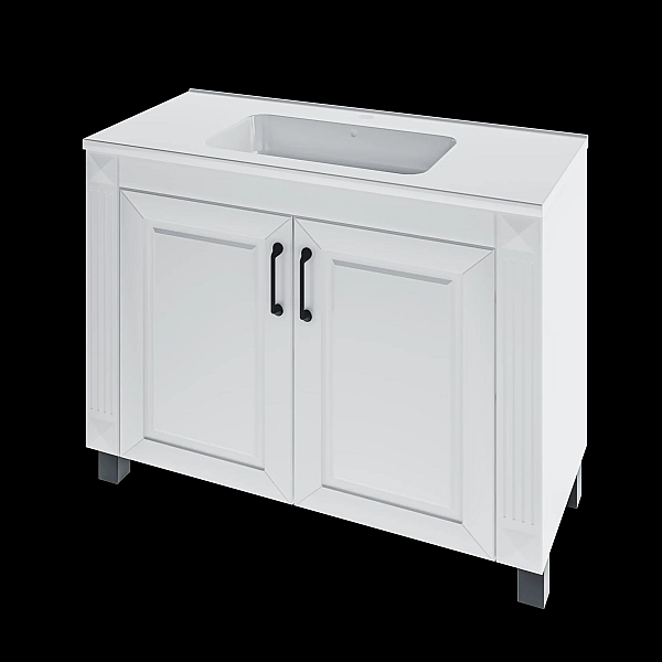 "Аскольд" тумба підлогова з ум. Родео 100, біла