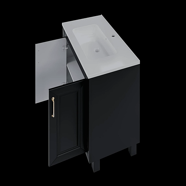 "Аскольд" тумба підлогова з ум. Родео 80, чорна - Фото - 2