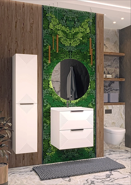 "Медокс" Тумба підвісна з ум. Родео 100 (біла) - Фото - 3