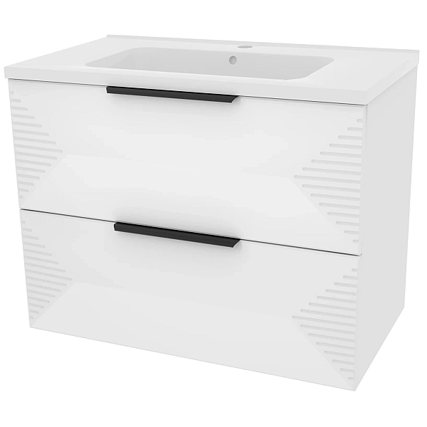 "Медокс" Тумба підвісна з ум. Родео 80 (біла)