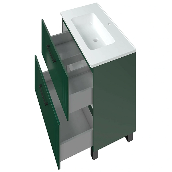 "Елара" Тумба підлогова з ум.Родео 80 смарагд - Фото - 2