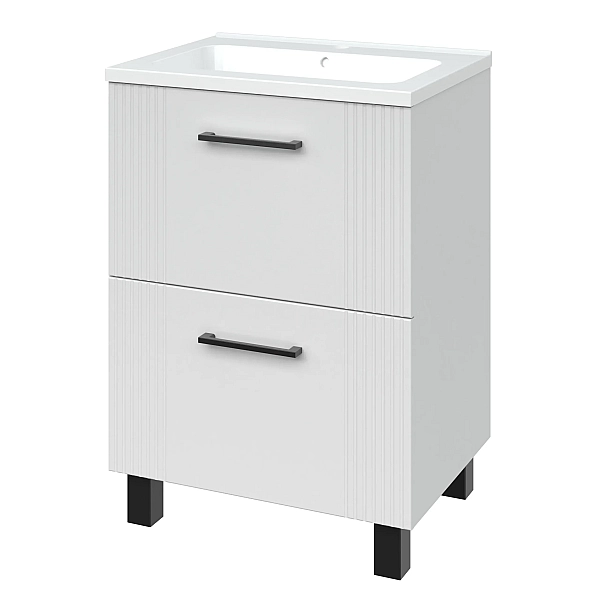 "Елара" Тумба підлогова з ум.Родео 60 біла