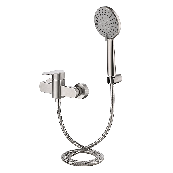 Змішувач для душу Lidz Luna 010 (k35)  LDLUN010NKS49191 Nickel - Фото - 3