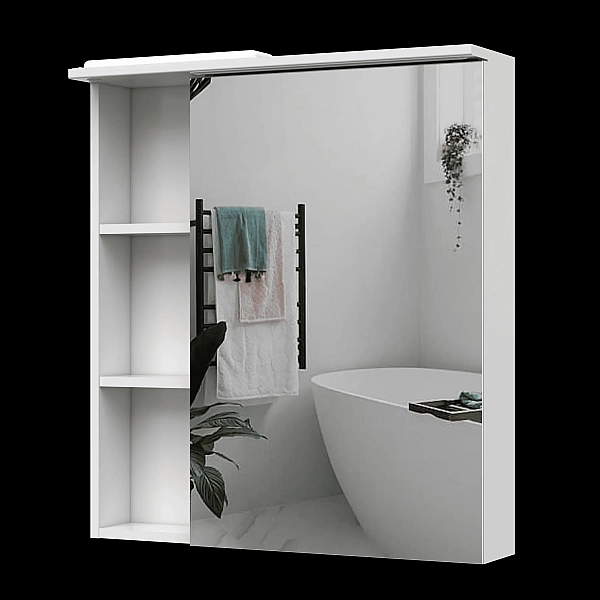 "Каріна" Дзеркальна шафа 80 П. (біла)