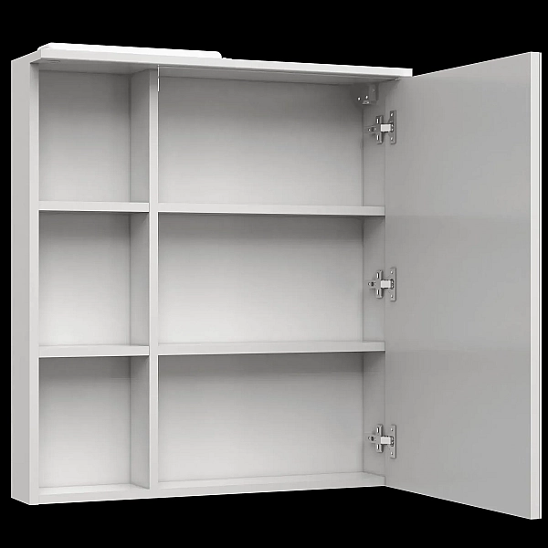 "Каріна" Дзеркальна шафа 80 П. (біла) - Фото - 2