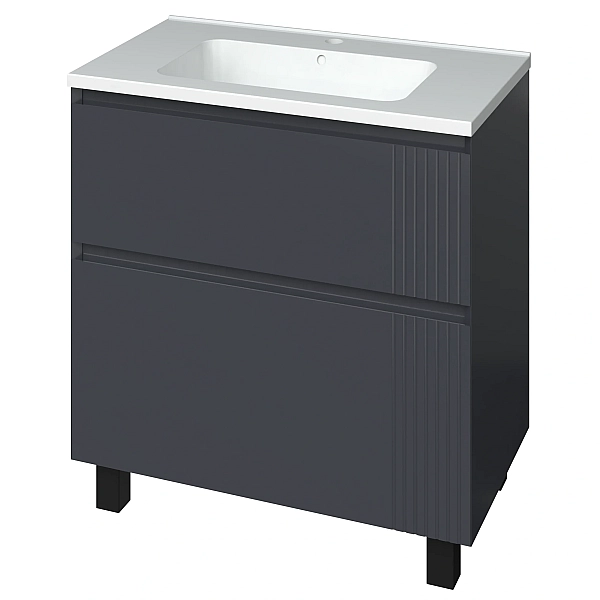 "Родео" Тумба підлогова з ум. Родео 80, антрацит