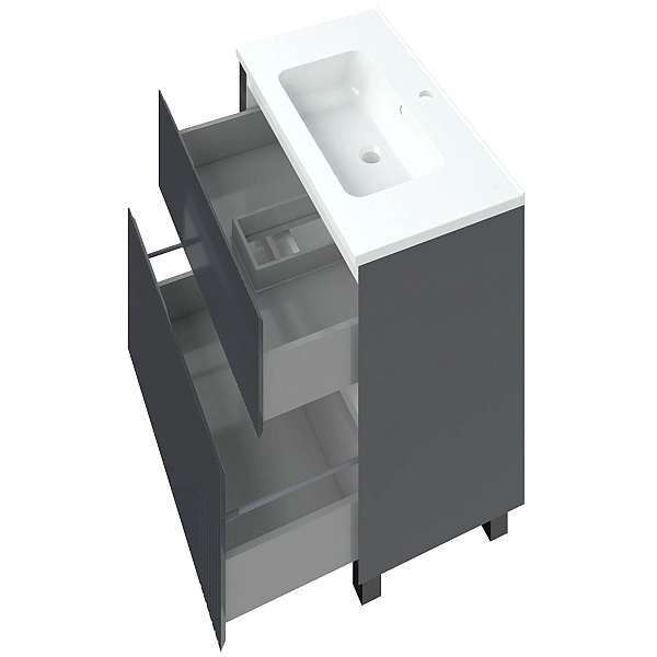 "Родео" Тумба підлогова з ум. Родео 80, антрацит - Фото - 2